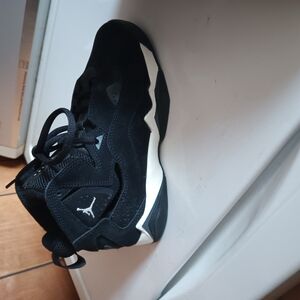 Kids Black and White Jordan Sneakers